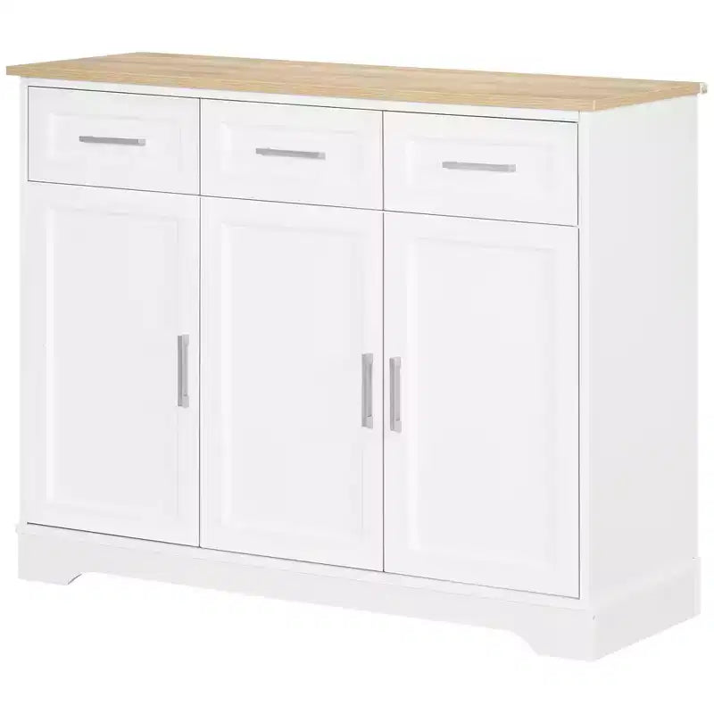 Bahut de cuisine moderne avec rangement, îlot de cuisine, meuble de salle à manger, meuble de salon
