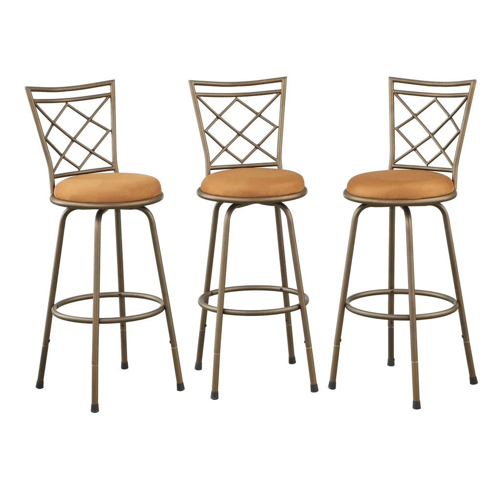 Tabourets Alyssa à hauteur réglable et pivotants Simple Living (lot de 3)