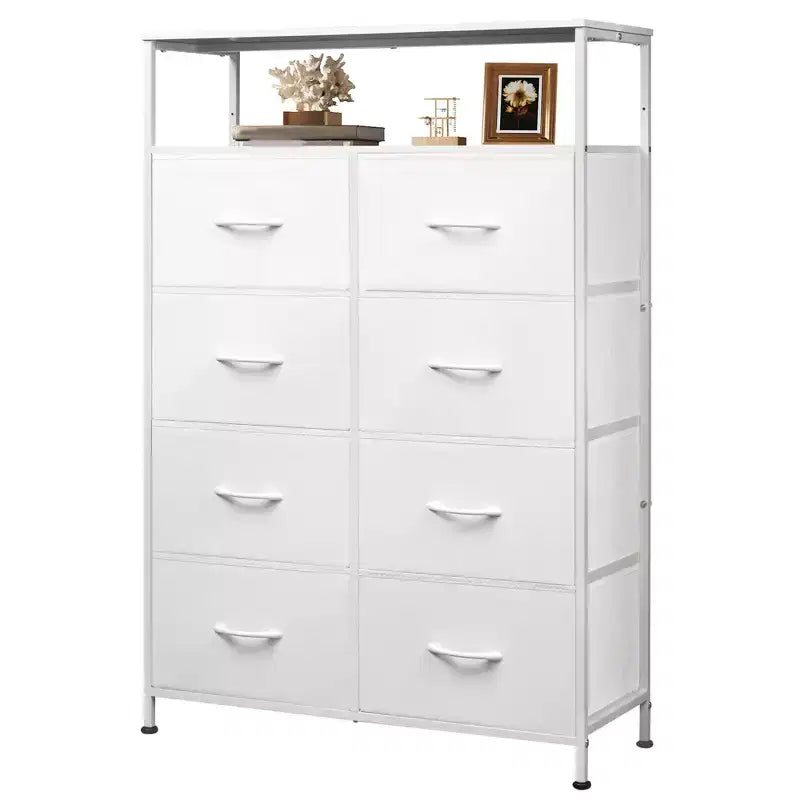 Tour de rangement à 8 tiroirs en tissu pour chambre à coucher, placard, salon, couloir