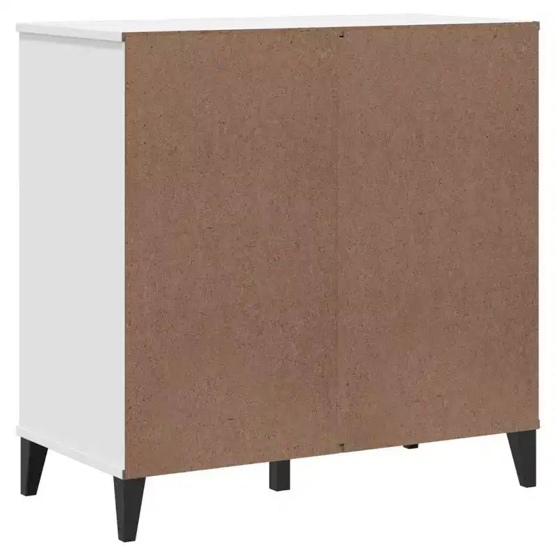 Buffet de rangement, meuble d'appoint en pin massif avec 2 tiroirs