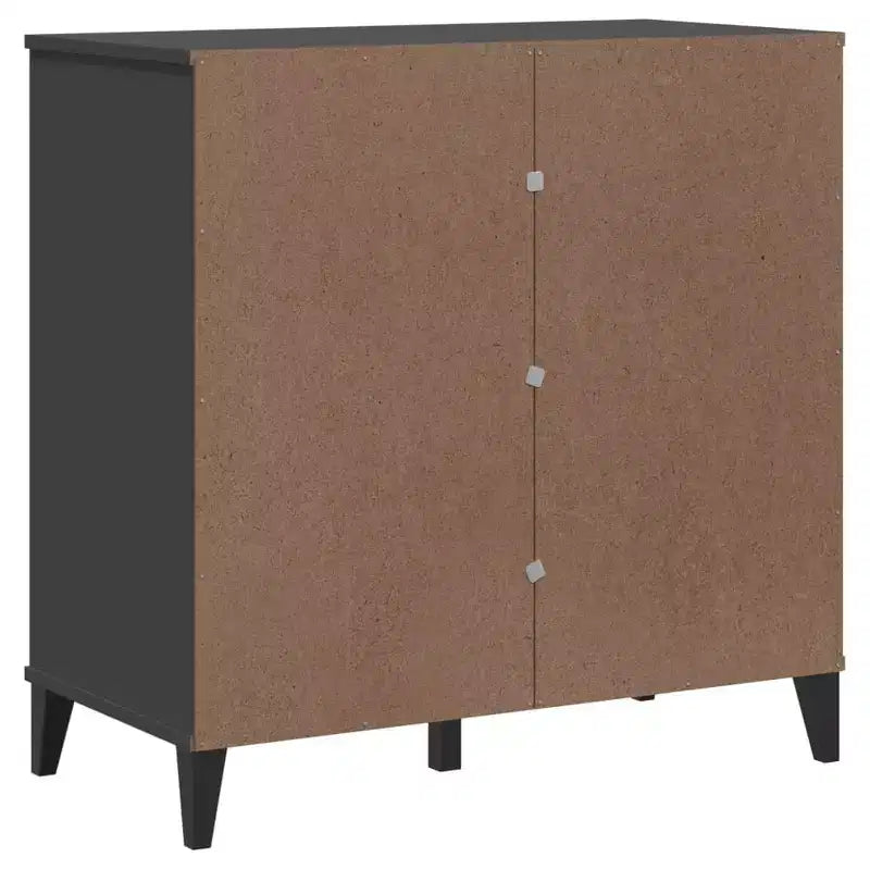 Buffet de rangement, meuble d'appoint en pin massif avec 2 tiroirs
