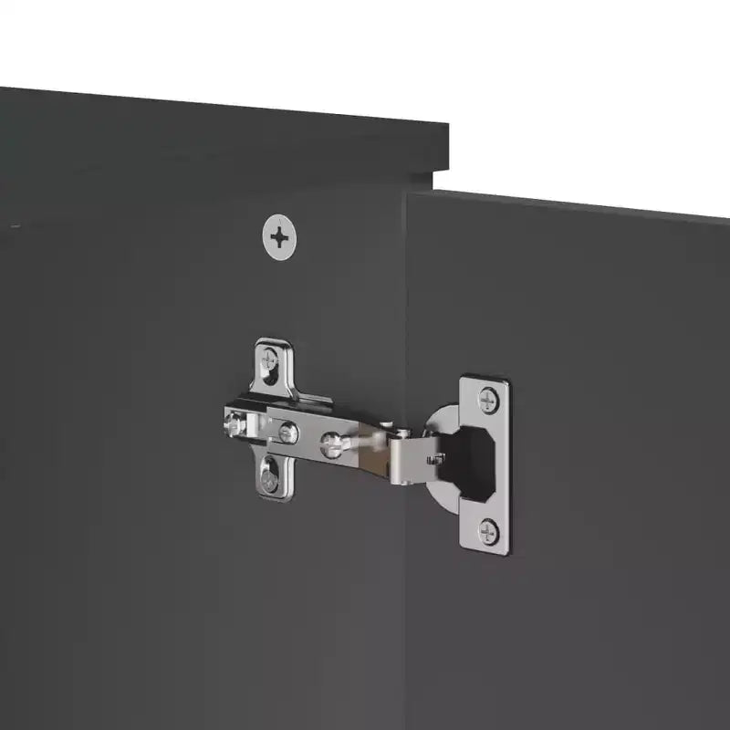 Buffet de rangement, meuble d'appoint en pin massif avec 2 tiroirs