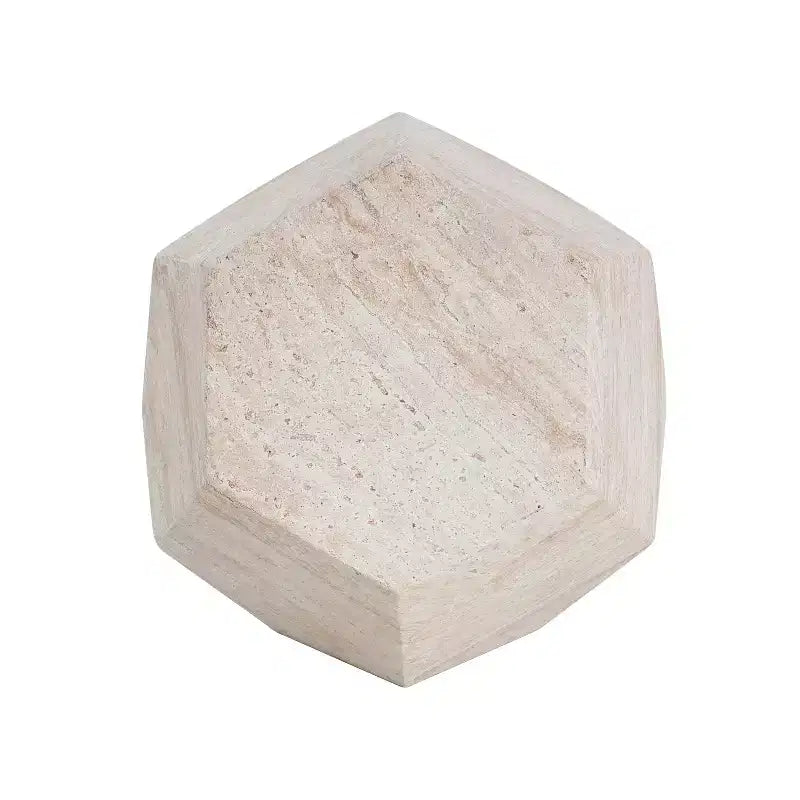 Table d'appoint d'extérieur en béton léger, design sculptural moderne, résistante aux intempéries et facile à déplacer pour patio, balcon ou jardin