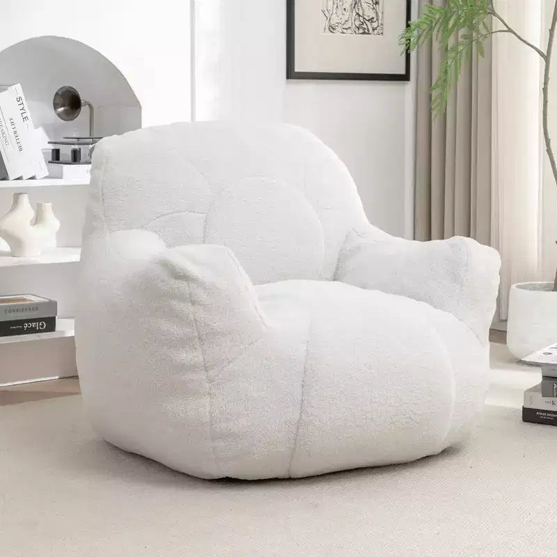 Bean Bag Chair with Filler, Bean Bag Sofa with Tufted Soft Stuffed Filling, Fluffy and Lazy Sofa, Comfy Cozy BeanBag Chairs with Memory Foam for Dorm