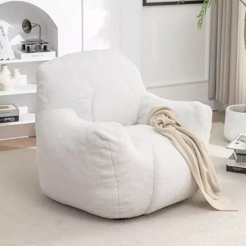 Fauteuil Poire avec Rembourrage, Canapé Poire Rembourré capitonné, Canapé Douillet Moelleux et Relaxant, Chaises Poires Confortables avec Mousse à Mémoire de Forme pour Dortoir