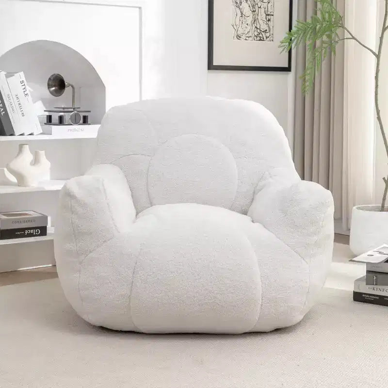 Fauteuil Poire avec Rembourrage, Canapé Poire Rembourré capitonné, Canapé Douillet Moelleux et Relaxant, Chaises Poires Confortables avec Mousse à Mémoire de Forme pour Dortoir