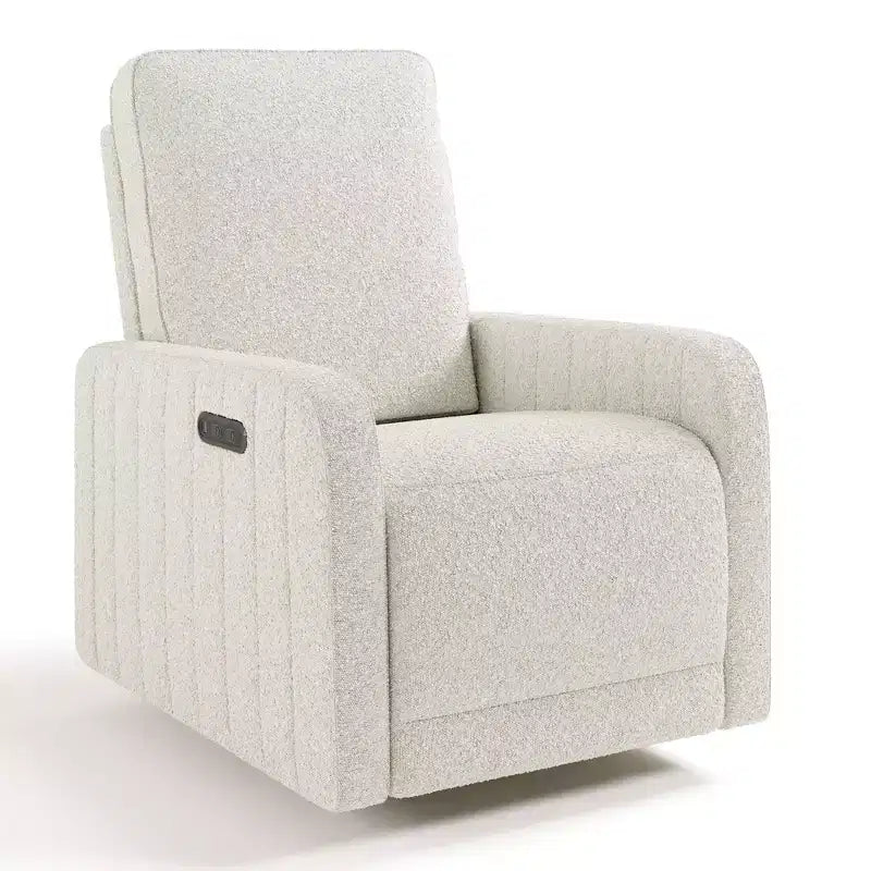 Storkcraft Kyoto Deluxe Nursery Power Recliner Swivel Glider with Dual USB Charging