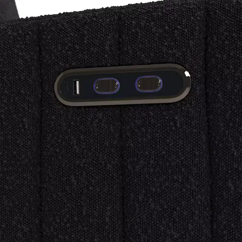 Fauteuil inclinable, pivotant et coulissant de luxe pour chambre de bébé avec double port de charge USB