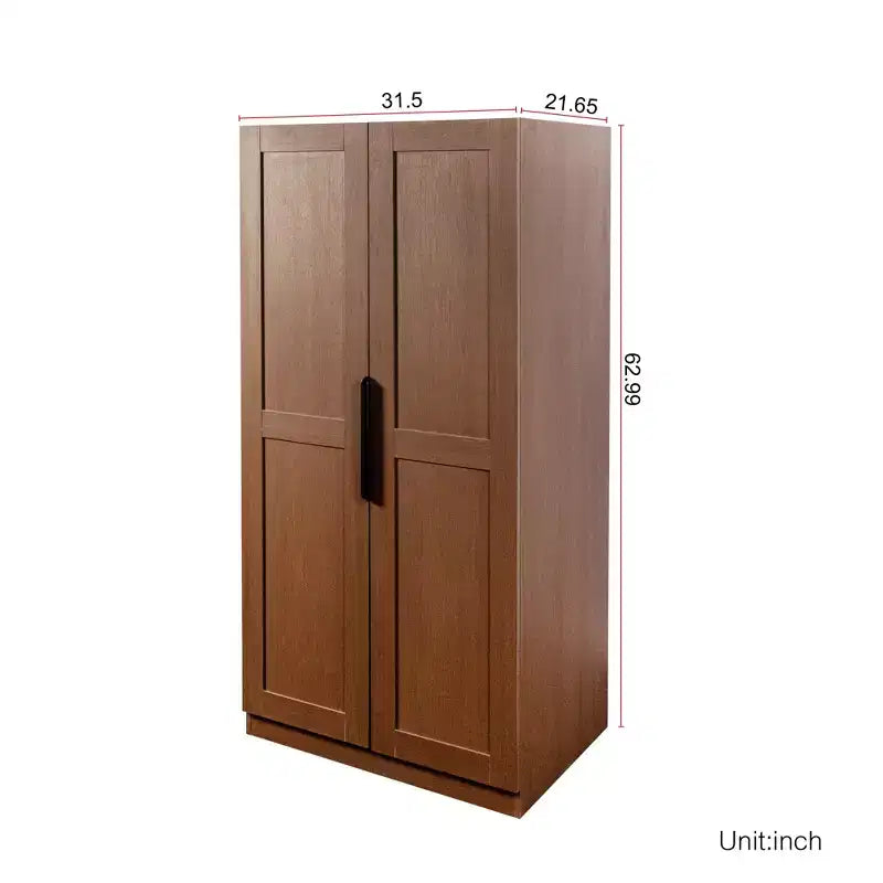 Armoire de cuisine garde-manger de 160 cm avec portes et étagères, Meuble de rangement autoportant pour salle à manger, Bahut buffet