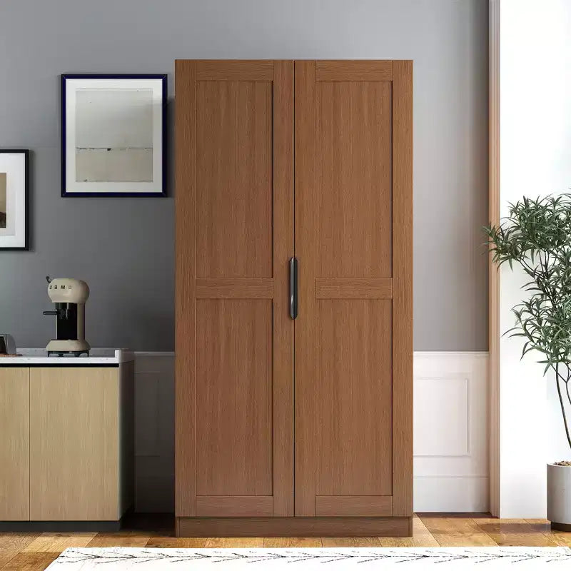 Armoire de cuisine garde-manger de 160 cm avec portes et étagères, Meuble de rangement autoportant pour salle à manger, Bahut buffet