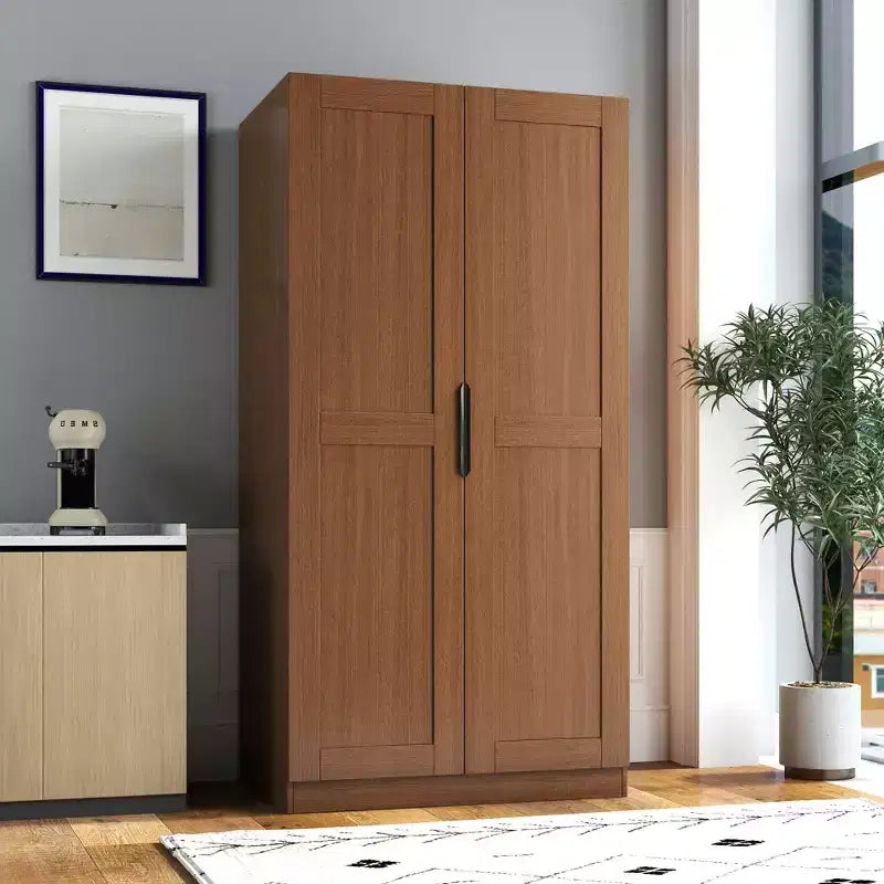 Armoire de cuisine garde-manger de 160 cm avec portes et étagères, Meuble de rangement autoportant pour salle à manger, Bahut buffet