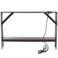 The Lakeside Collection Narrow Console Table with Built in Outlet 33H -