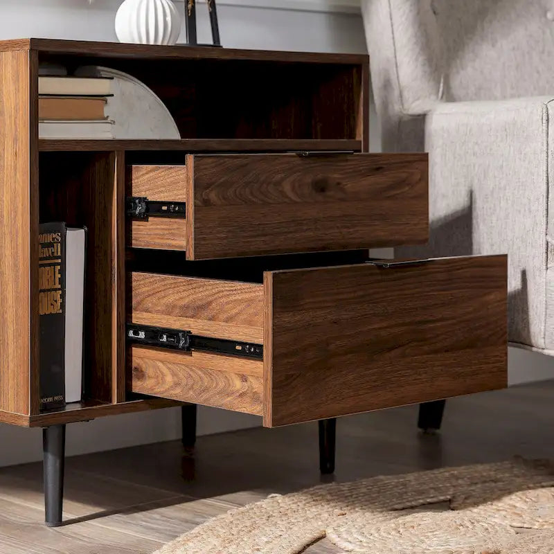 Table de chevet Middlebrook Modern Storage, ensemble de 2