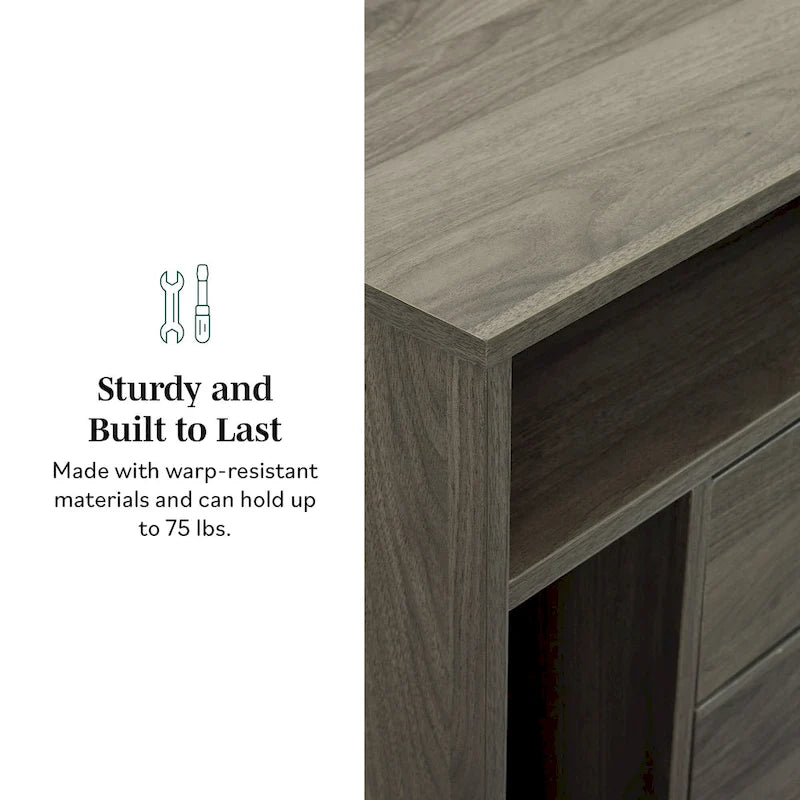 Table de chevet Middlebrook Modern Storage, ensemble de 2