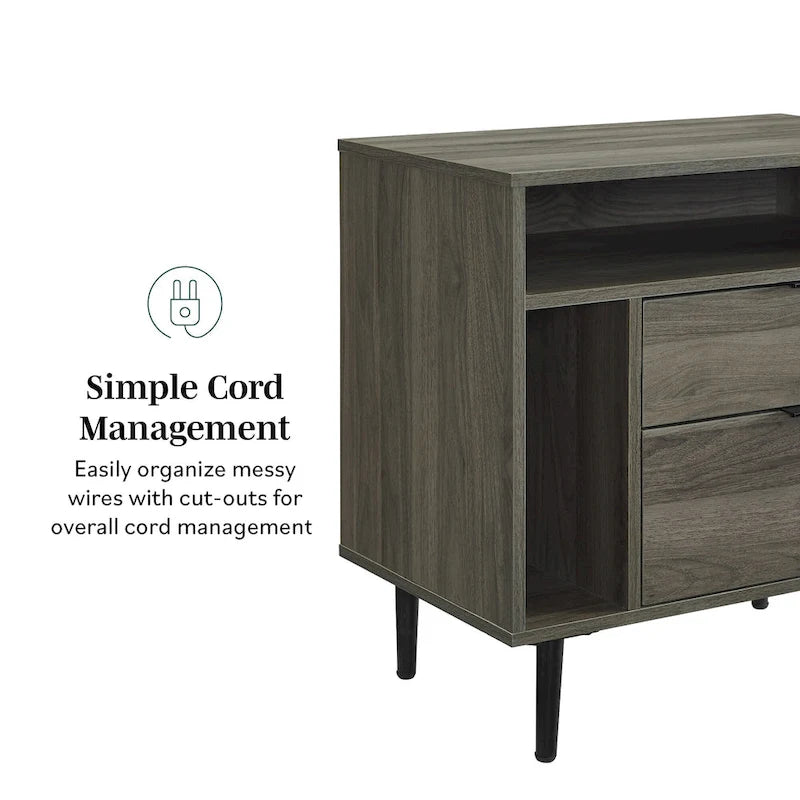 Table de chevet Middlebrook Modern Storage, ensemble de 2