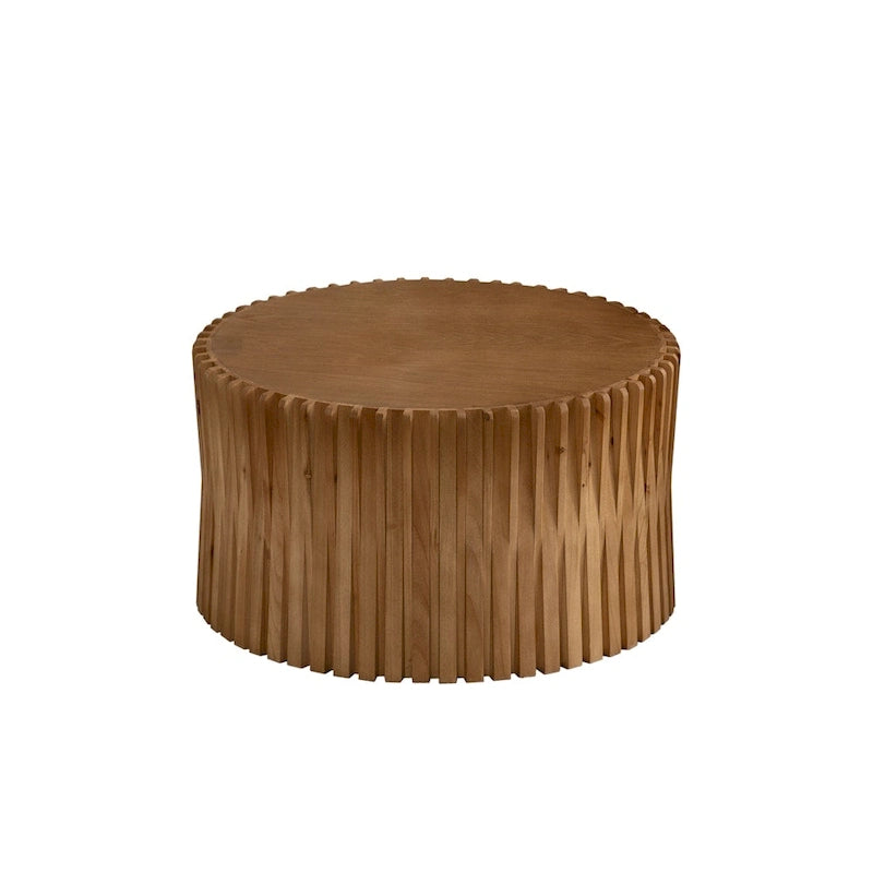 Tables basses gigognes cylindriques pour salon (Lot de 2)