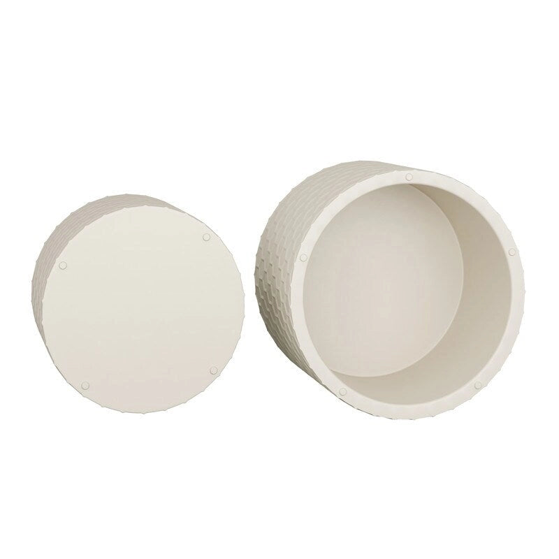 Ensemble de tables basses gigognes élégantes et minimalistes avec motif nid d'abeille, table basse ronde moderne, table basse circulaire en forme de tambour