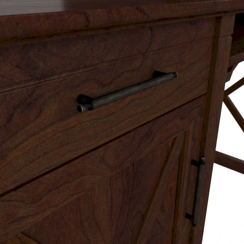 Petit bureau d'ordinateur Key West 48W avec étagère par Bush Furniture