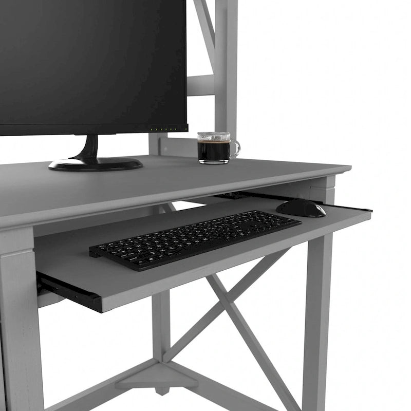 Petit bureau d'ordinateur Key West 48W avec étagère par Bush Furniture