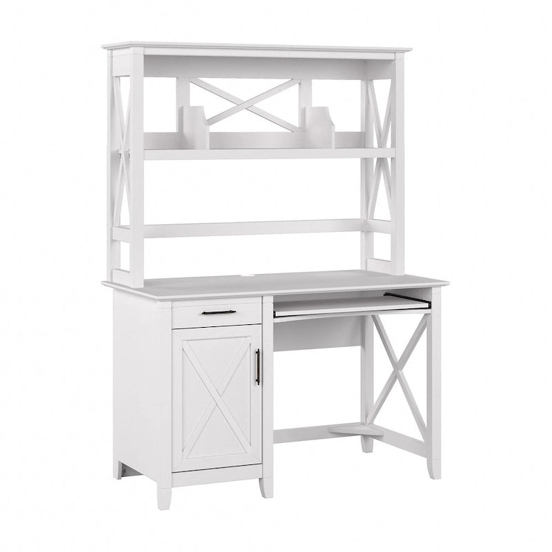 Petit bureau d'ordinateur Key West 48W avec étagère par Bush Furniture