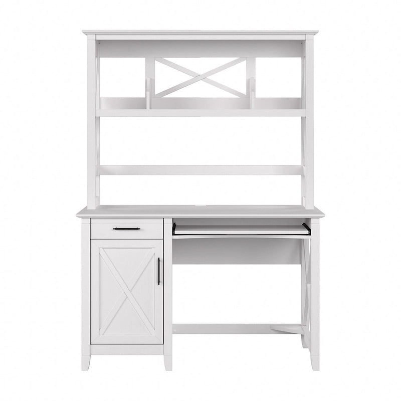 Petit bureau d'ordinateur Key West 48W avec étagère par Bush Furniture