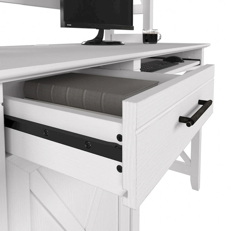 Petit bureau d'ordinateur Key West 48W avec étagère par Bush Furniture