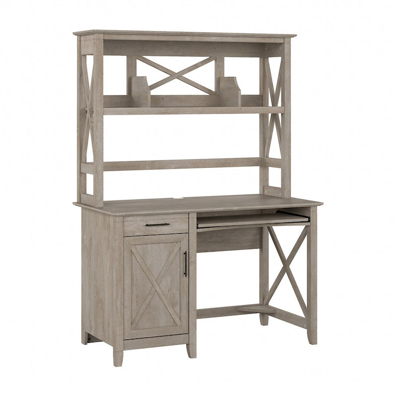 Petit bureau d'ordinateur Key West 48W avec étagère par Bush Furniture