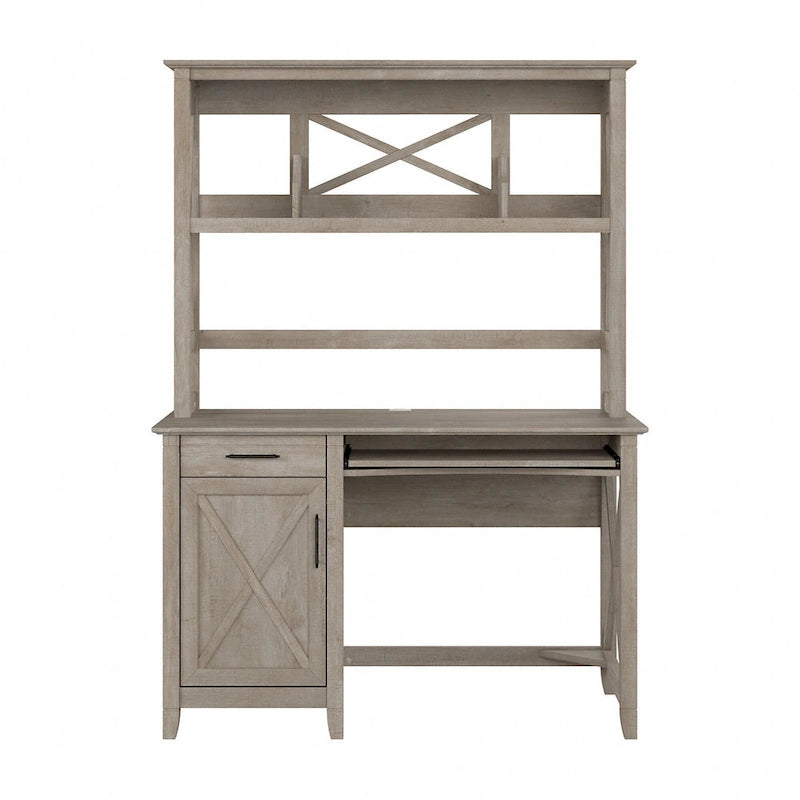 Petit bureau d'ordinateur Key West 48W avec étagère par Bush Furniture