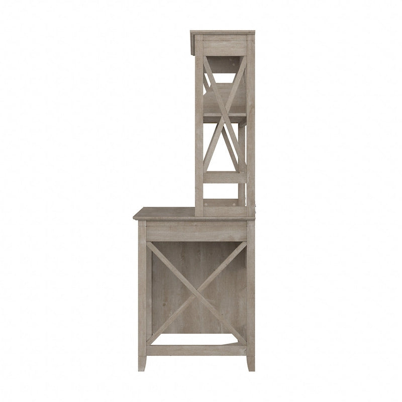 Petit bureau d'ordinateur Key West 48W avec étagère par Bush Furniture