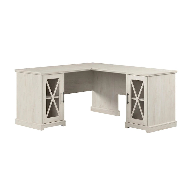 Bureau en L avec rangements Lennox Farmhouse de Bush Furniture