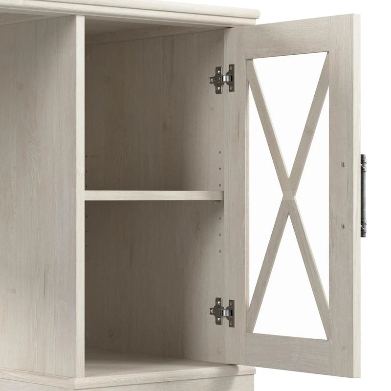 Bureau en L avec rangements Lennox Farmhouse de Bush Furniture