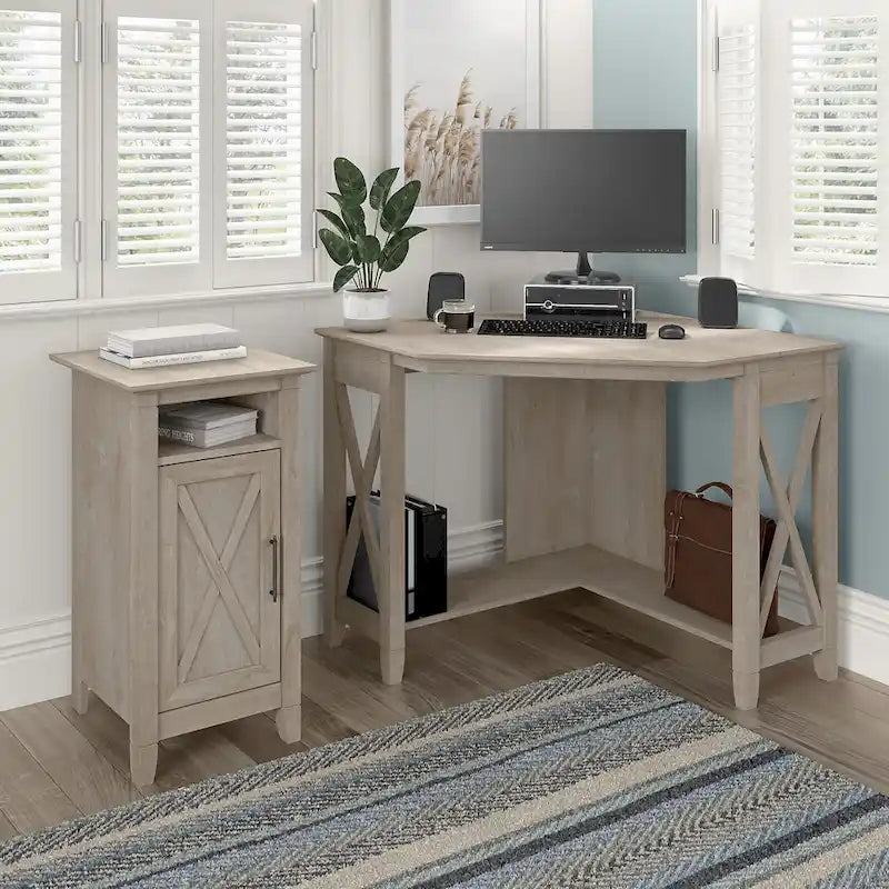 Petit meuble de rangement Key West avec porte par Bush Furniture