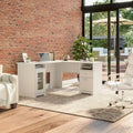 Bureau d'ordinateur d'angle 60W Cabot avec rangement par Bush Furniture