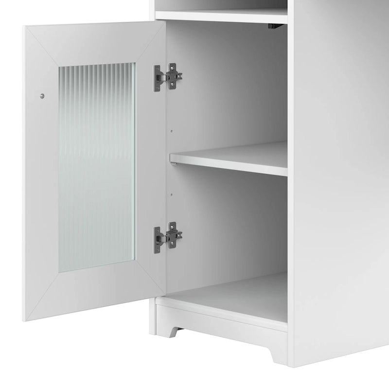 Bureau d'ordinateur d'angle 60W Cabot avec rangement par Bush Furniture
