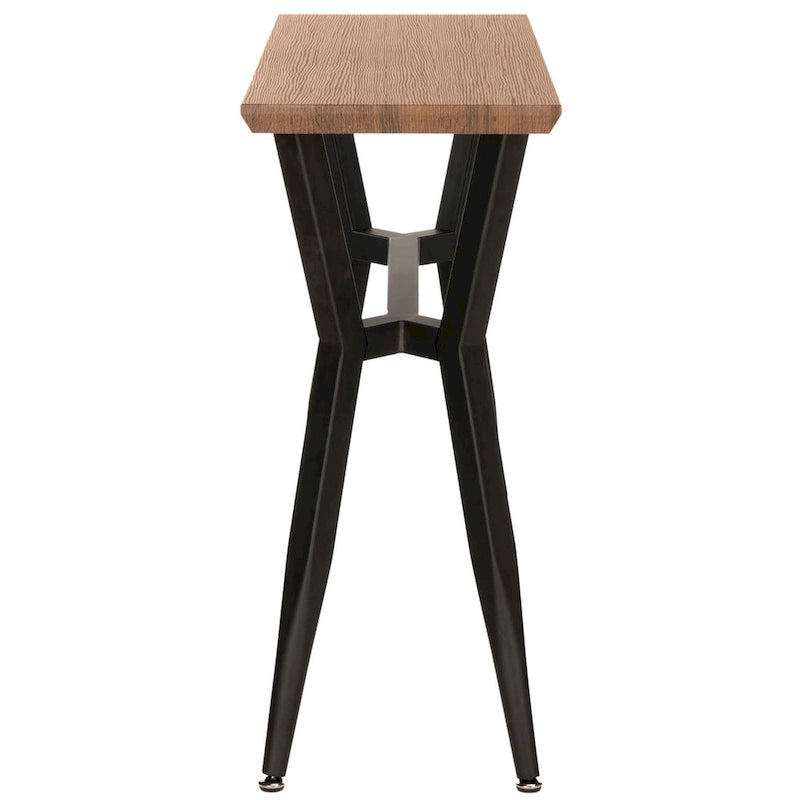 Console SAFAVIEH Andrew marron/noir - 39L x 14P x 31H