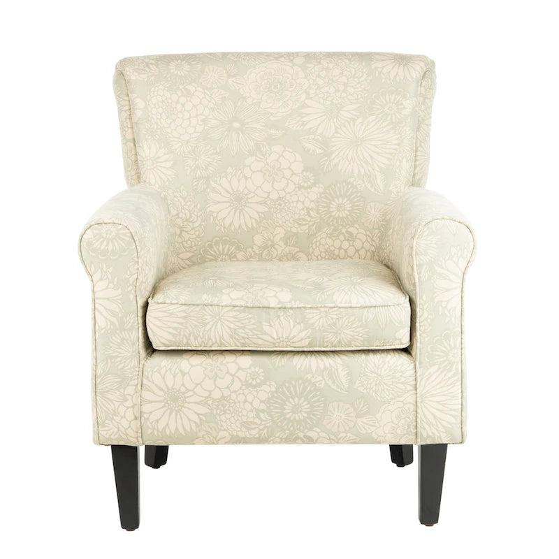 Fauteuil de jardin gris SAFAVIEH Gramercy Motif - 30W x 33D x 32H