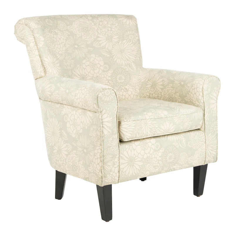 Fauteuil de jardin gris SAFAVIEH Gramercy Motif - 30W x 33D x 32H