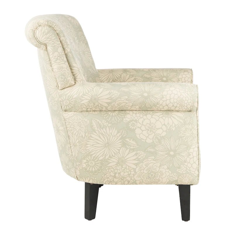 Fauteuil de jardin gris SAFAVIEH Gramercy Motif - 30W x 33D x 32H