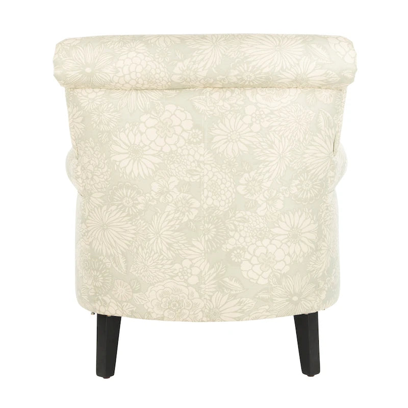 Fauteuil de jardin gris SAFAVIEH Gramercy Motif - 30W x 33D x 32H