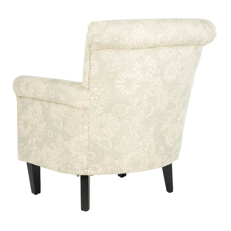 Fauteuil de jardin gris SAFAVIEH Gramercy Motif - 30W x 33D x 32H