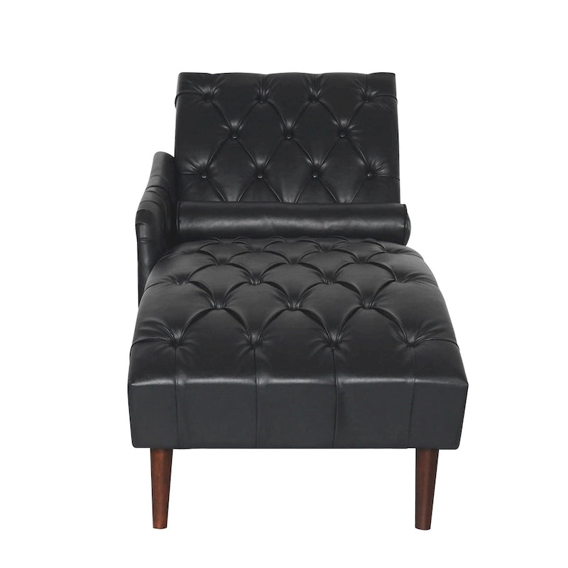 Christopher Knight Home - Fauteuil de salon d'intérieur Isabella avec oreiller et pieds en bois massif