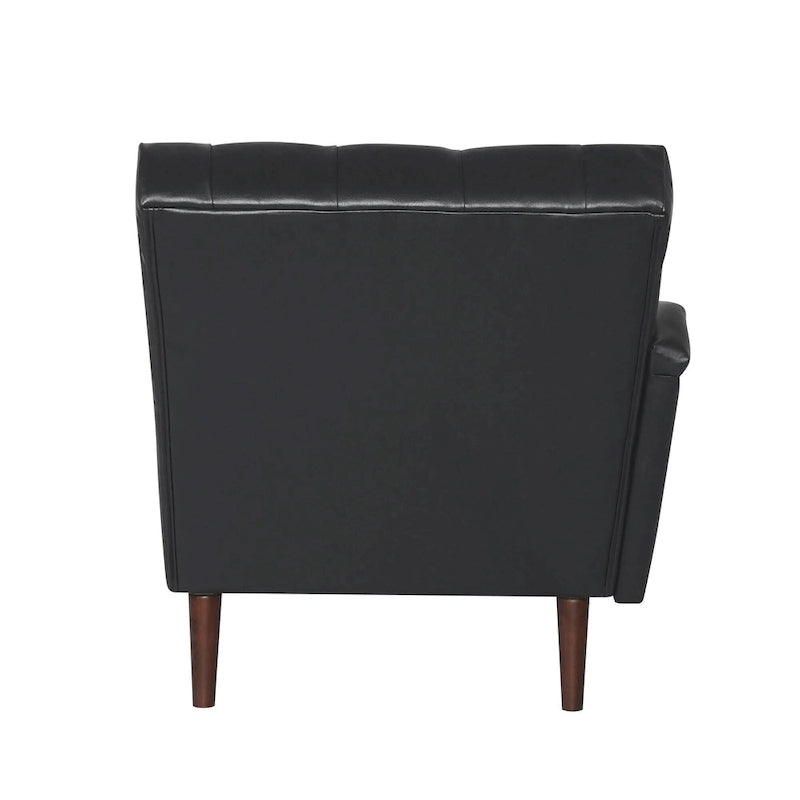 Christopher Knight Home - Fauteuil de salon d'intérieur Isabella avec oreiller et pieds en bois massif