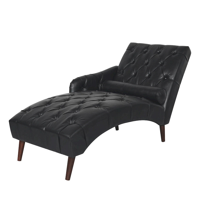 Christopher Knight Home - Fauteuil de salon d'intérieur Isabella avec oreiller et pieds en bois massif