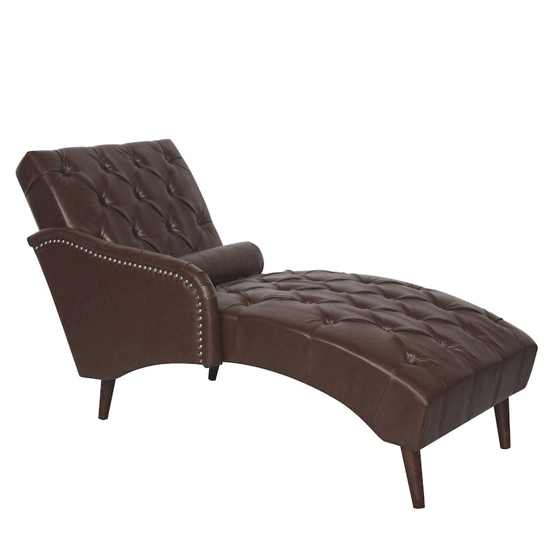 Christopher Knight Home - Fauteuil de salon d'intérieur Isabella avec oreiller et pieds en bois massif