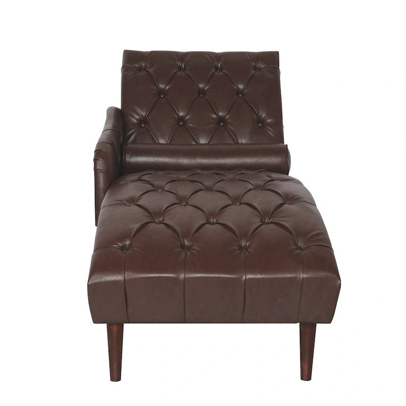Christopher Knight Home - Fauteuil de salon d'intérieur Isabella avec oreiller et pieds en bois massif