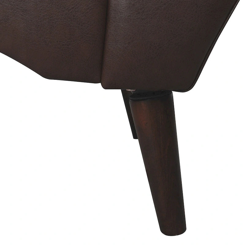 Christopher Knight Home - Fauteuil de salon d'intérieur Isabella avec oreiller et pieds en bois massif