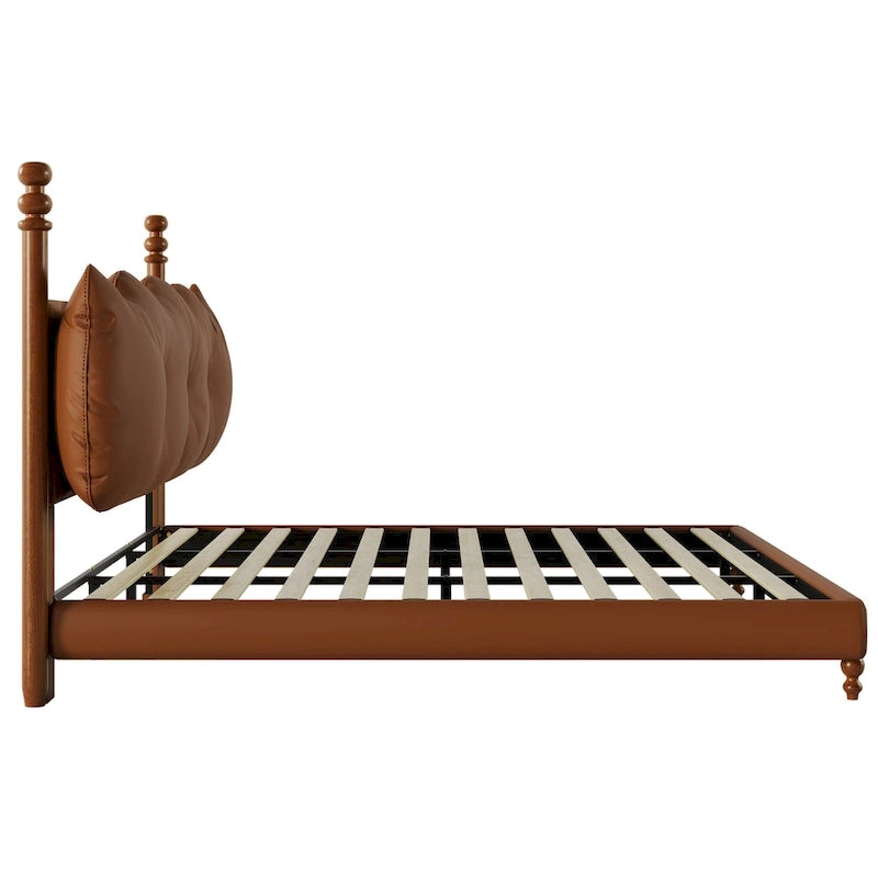 Lit Calka rembourré en similicuir par Christopher Knight Home
