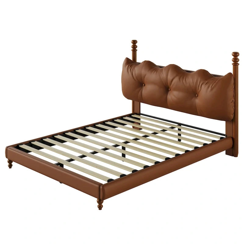 Lit Calka rembourré en similicuir par Christopher Knight Home