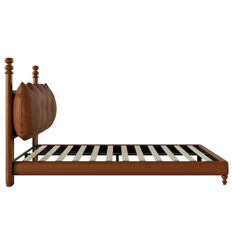Lit Calka rembourré en similicuir par Christopher Knight Home