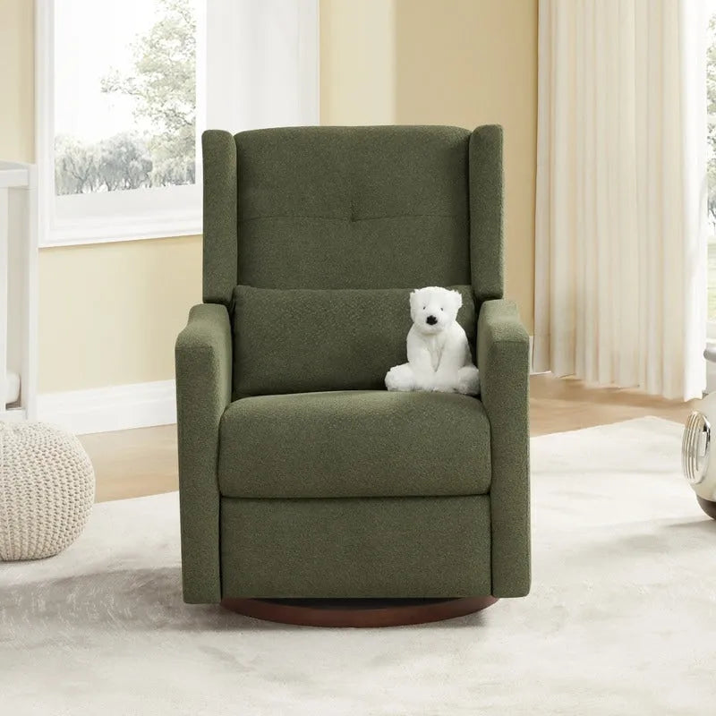 Fauteuil inclinable pivotant et coulissant manuel Lincoln avec coussin lombaire